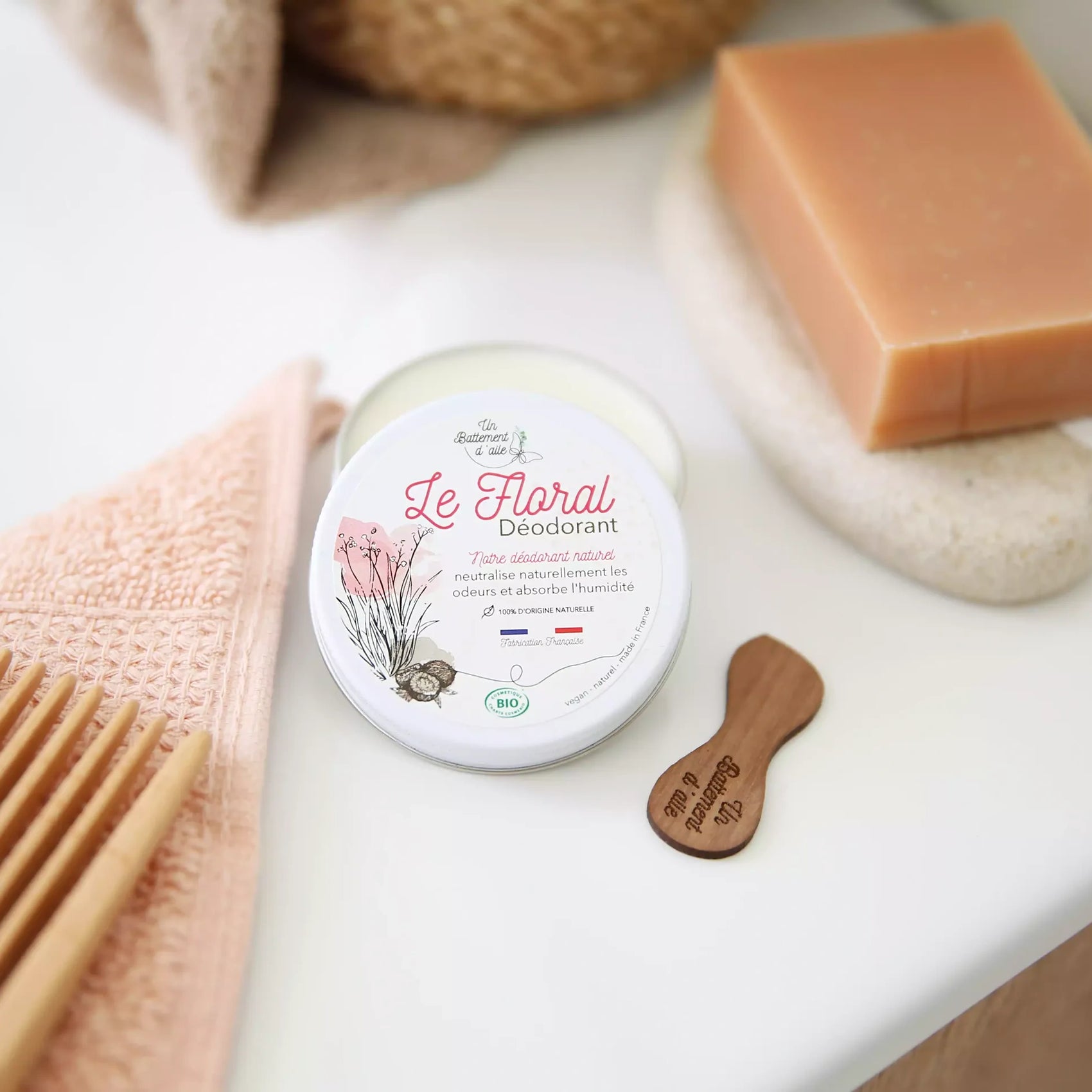 Déodorant solide certifié bio Le Floral