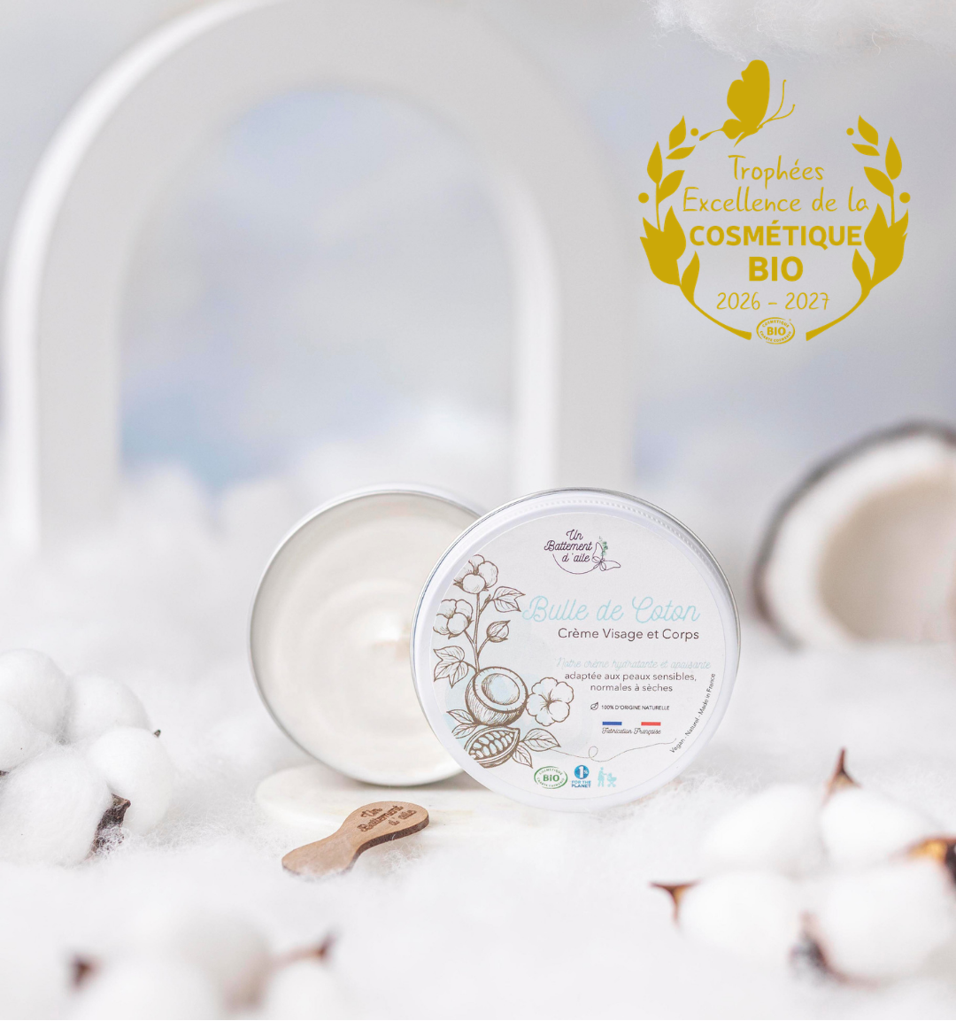 Crème Visage & Corps Bulle de Coton
